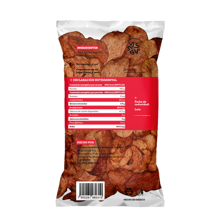 Adobadas - Caja de 1 kg. (10 pzas. de 100 gr. c/u)