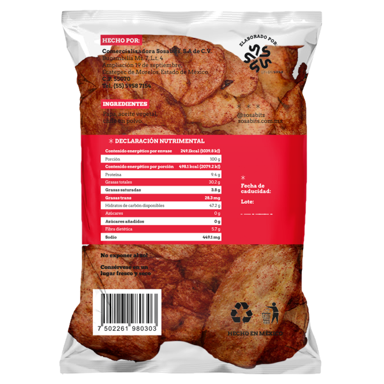 Combinadas (20 pzas. de 50 gr. c/u)