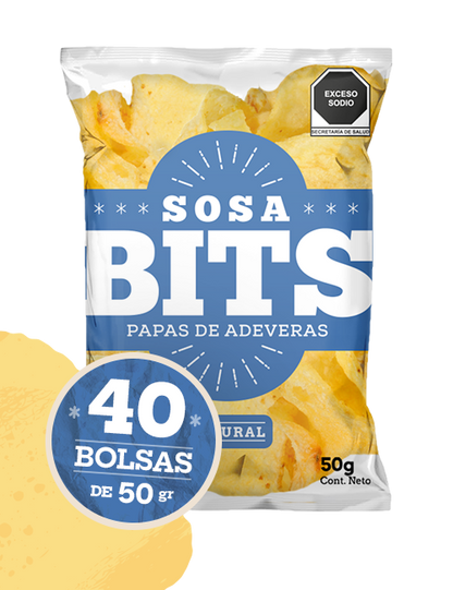 Natural - Caja de 2 kg. (40 pzas. de 50 gr. c/u)