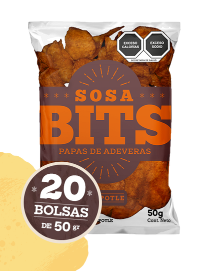 Chipotle - Caja de 1 kg. (20 pzas. de 50 gr. c/u)