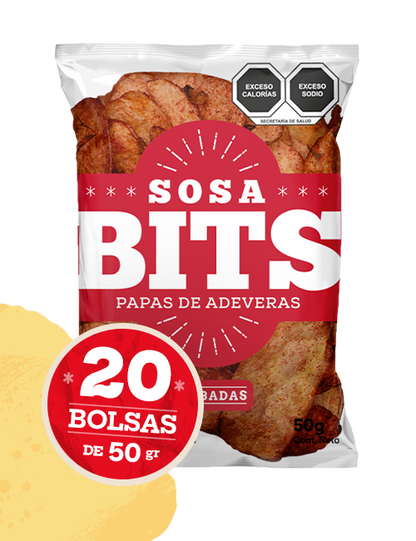 Adobadas - Caja de 1 kg.  (20 pzas. de 50 gr. c/u)