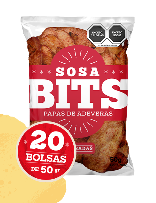 Adobadas - Caja de 1 kg.  (20 pzas. de 50 gr. c/u)