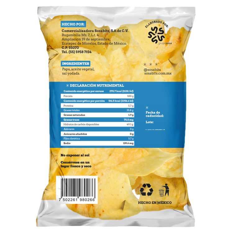 Combinadas (20 pzas. de 50 gr. c/u)