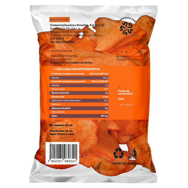Combinadas (20 pzas. de 50 gr. c/u)