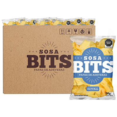 Natural - Caja de 2 kg. (40 pzas. de 50 gr. c/u)