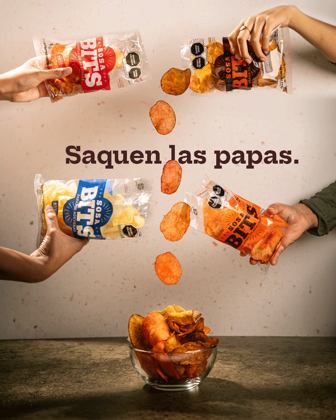 Caja con 10 bolsas de 100 gr. c/u